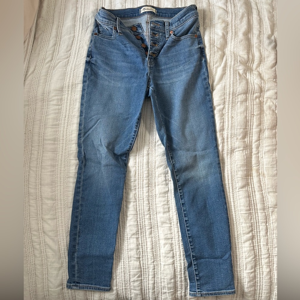 Madewell NWOT 9" Mid-Rise Skinny Crop Jeans